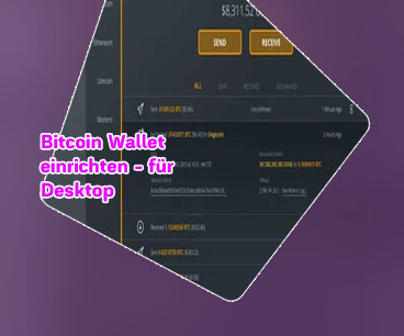 Bitcoin online wallet einrichten